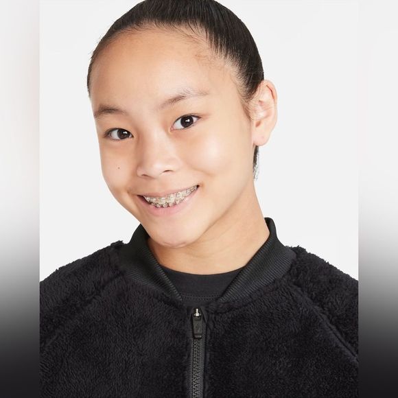 Nike Sportswear Big Kid’s Winterized Fleece Jacket - Picture 5 of 10